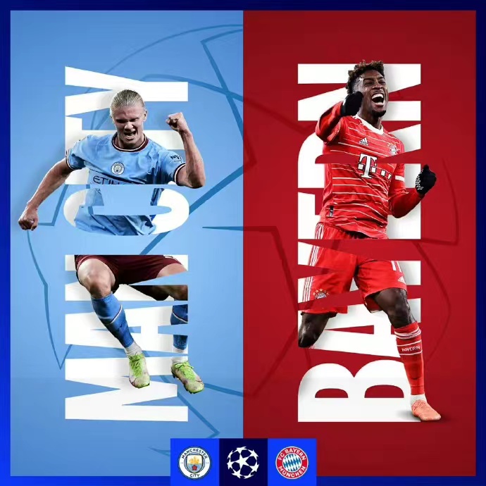 Marte atingiu a terra Manchester City VS Bayern